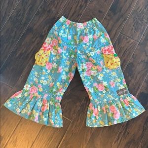 Matilda Jane Floral Ruffle Pants